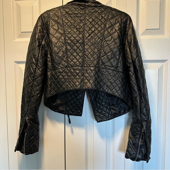 Quilted Leather Jacket - Picture 2 of 4